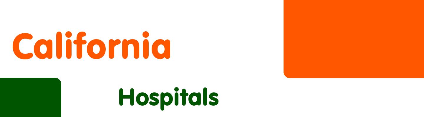 Best hospitals in California - Rating & Reviews