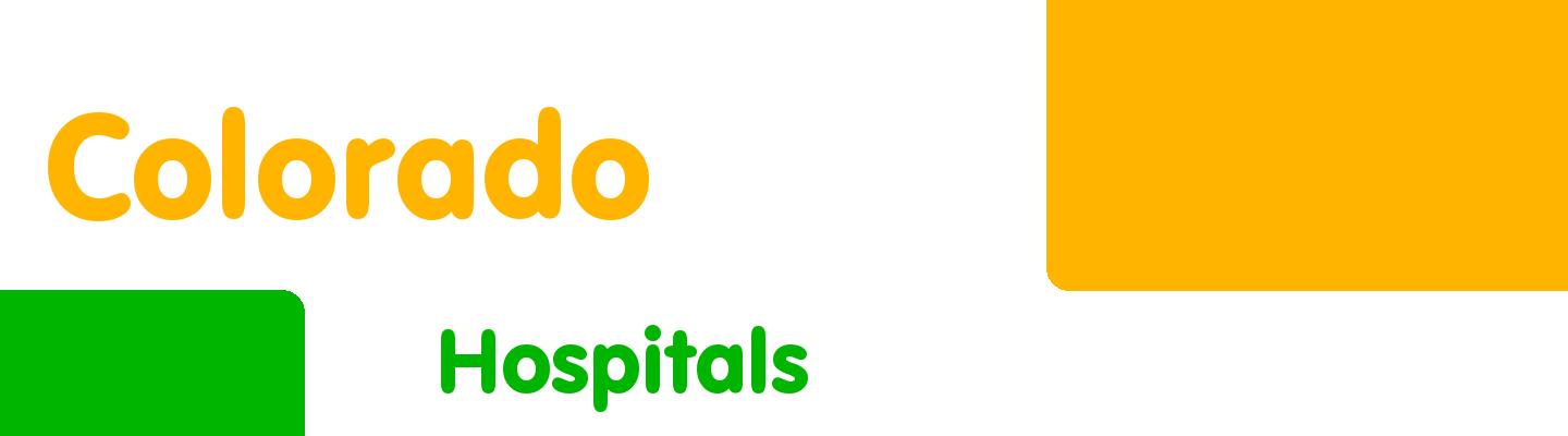 Best hospitals in Colorado - Rating & Reviews