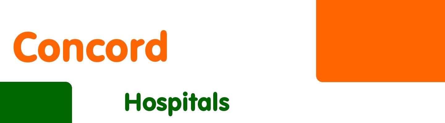 Best hospitals in Concord - Rating & Reviews