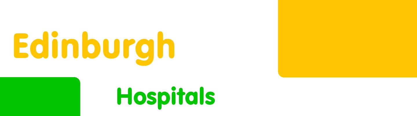 Best hospitals in Edinburgh - Rating & Reviews