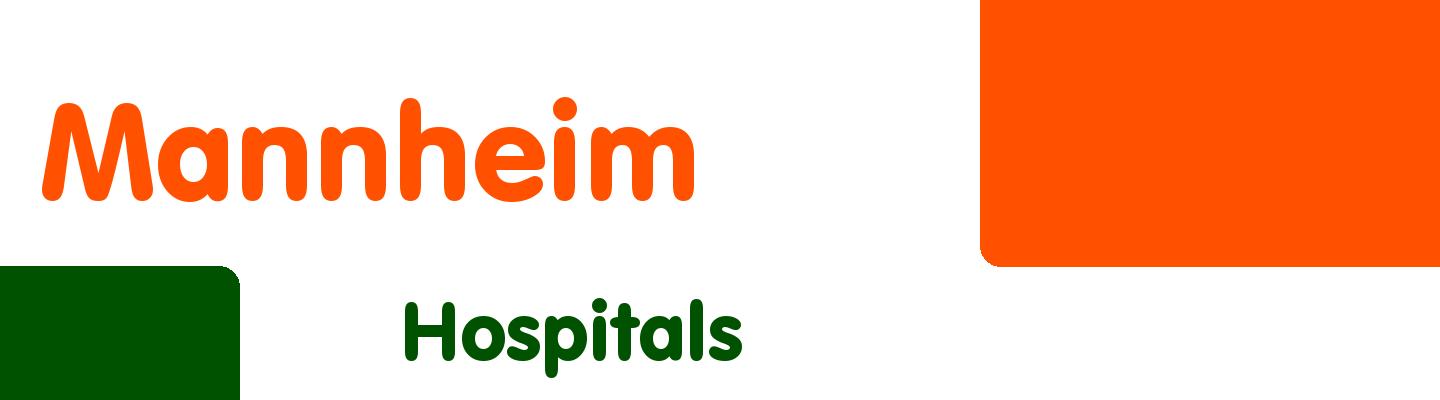 Best hospitals in Mannheim - Rating & Reviews