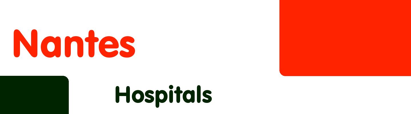 Best hospitals in Nantes - Rating & Reviews