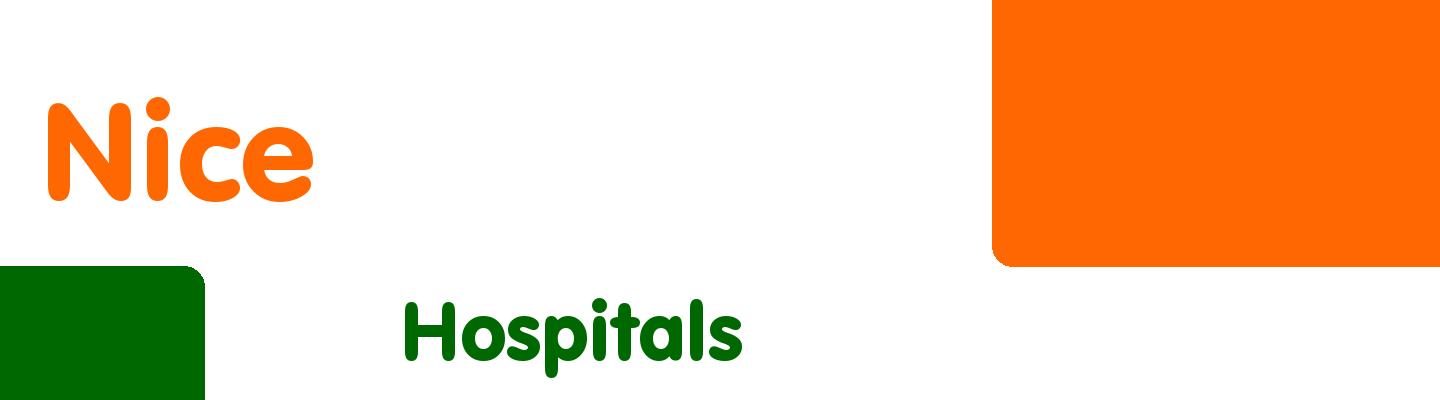 Best hospitals in Nice - Rating & Reviews