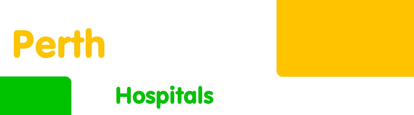 Best hospitals in Perth - Rating & Reviews