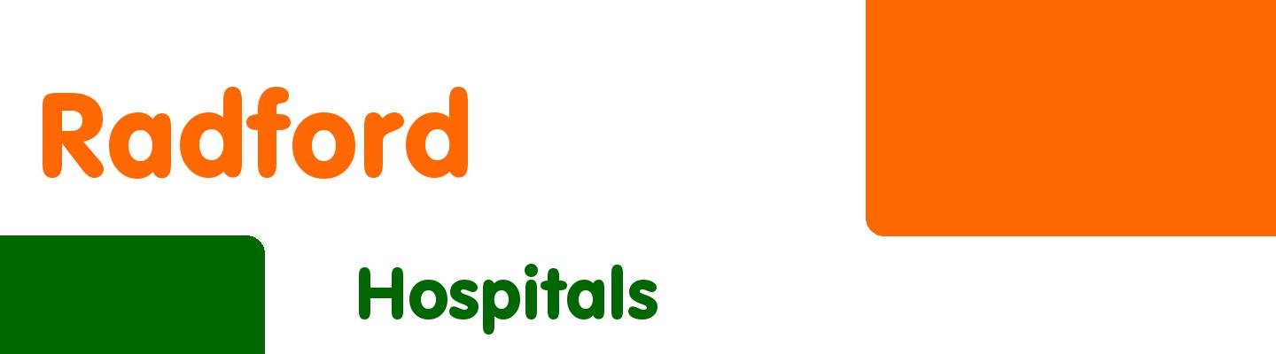 Best hospitals in Radford - Rating & Reviews
